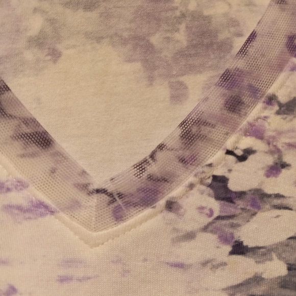 Nally & Millie purple watercolor sleeveless tank Dress size S NWT  /B19 - Picture 3 of 9